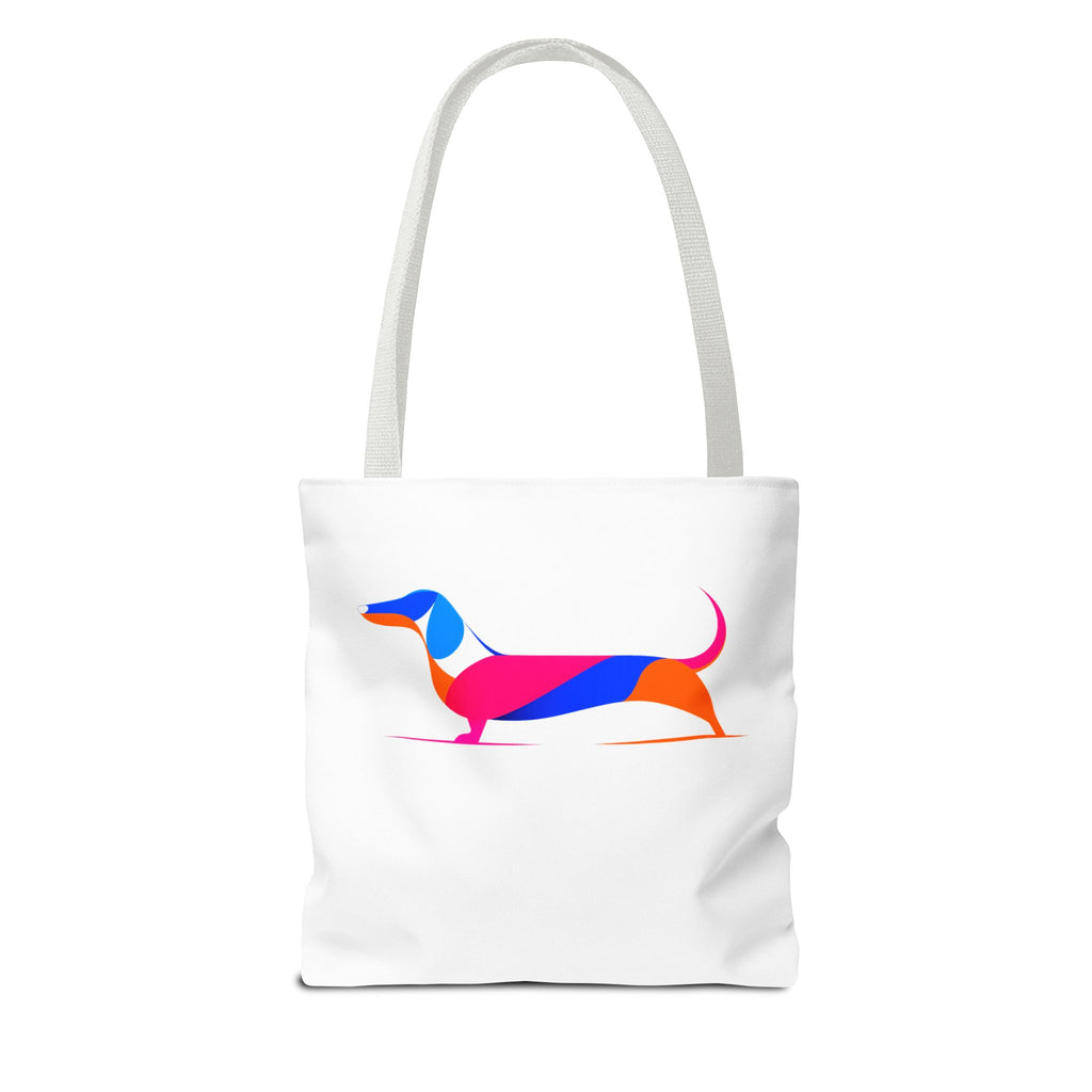 Neon Dachshund Tote Bag