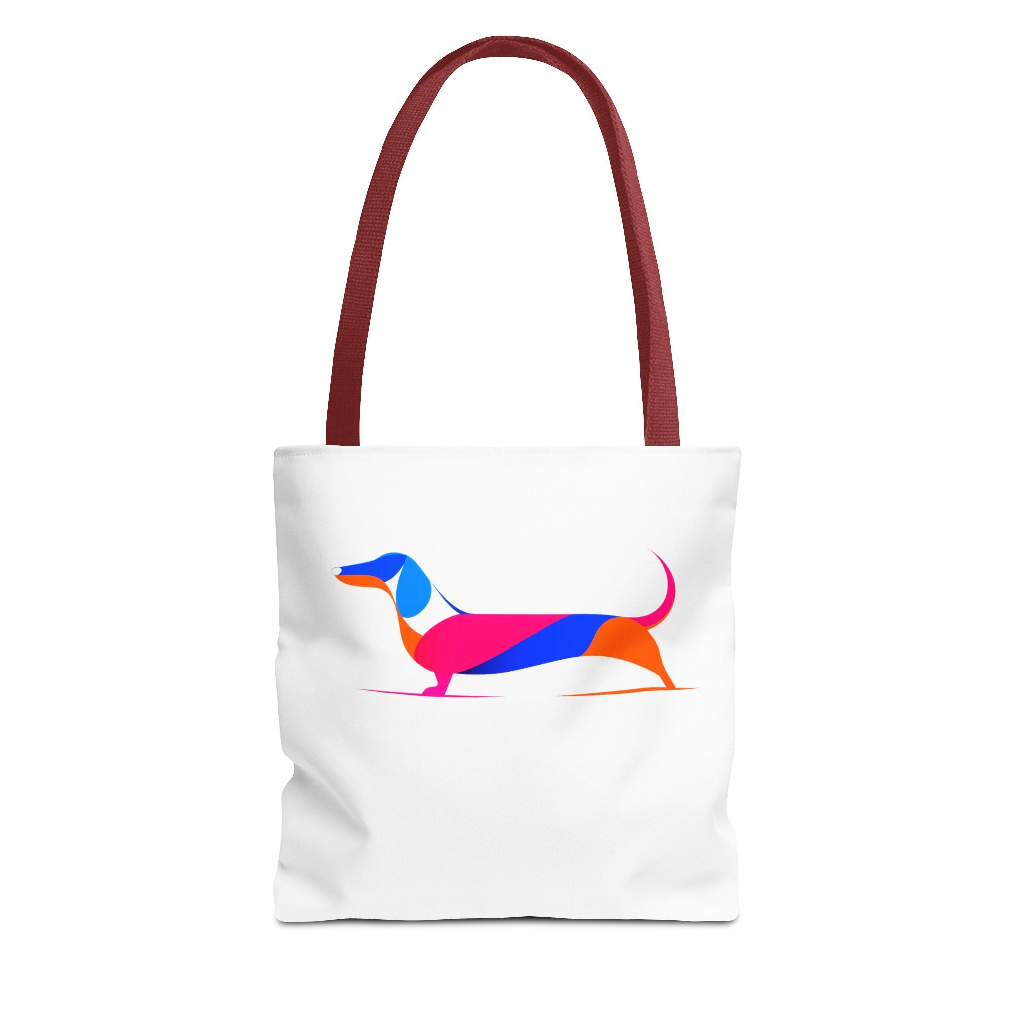 Neon Dachshund Tote Bag