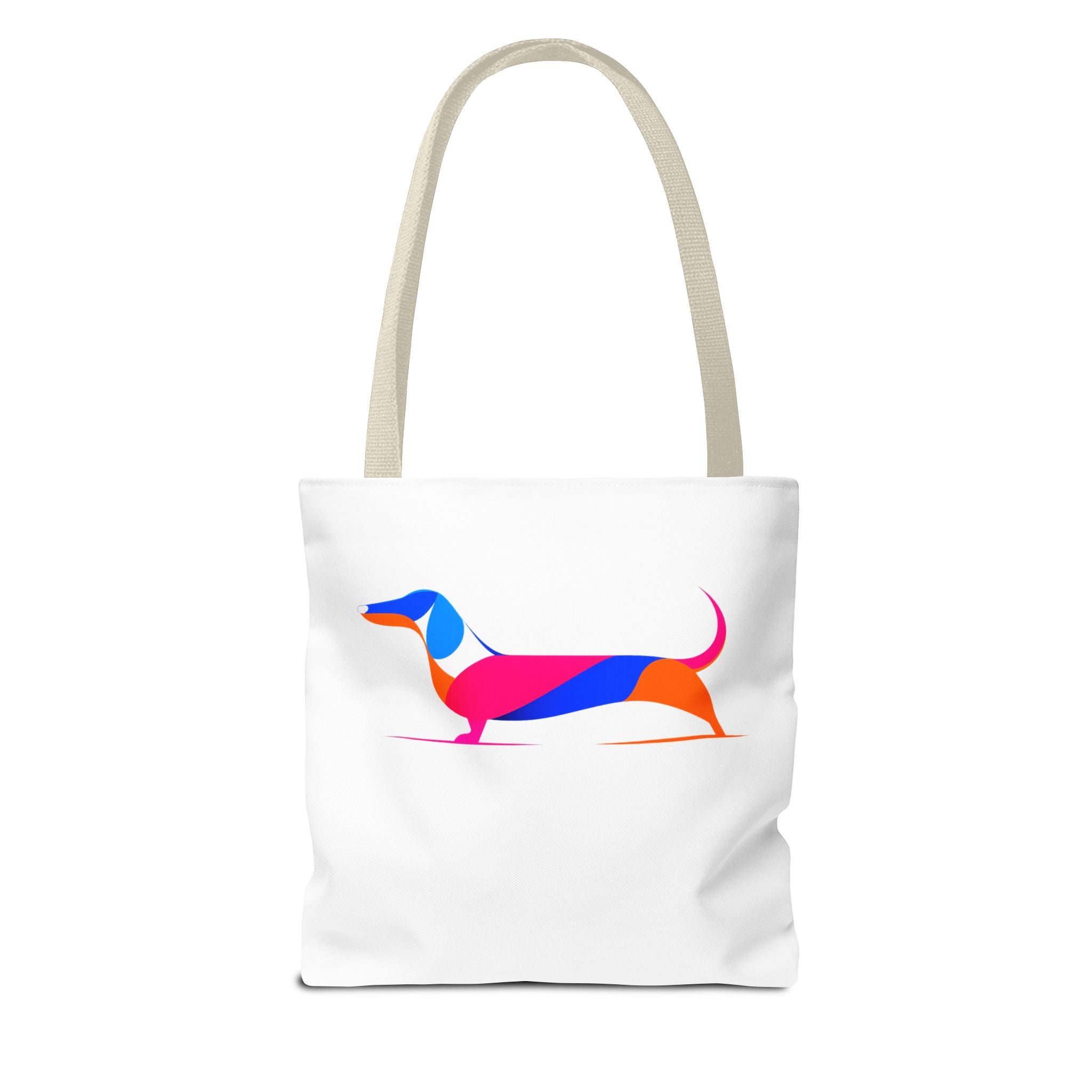 Neon Dachshund Tote Bag