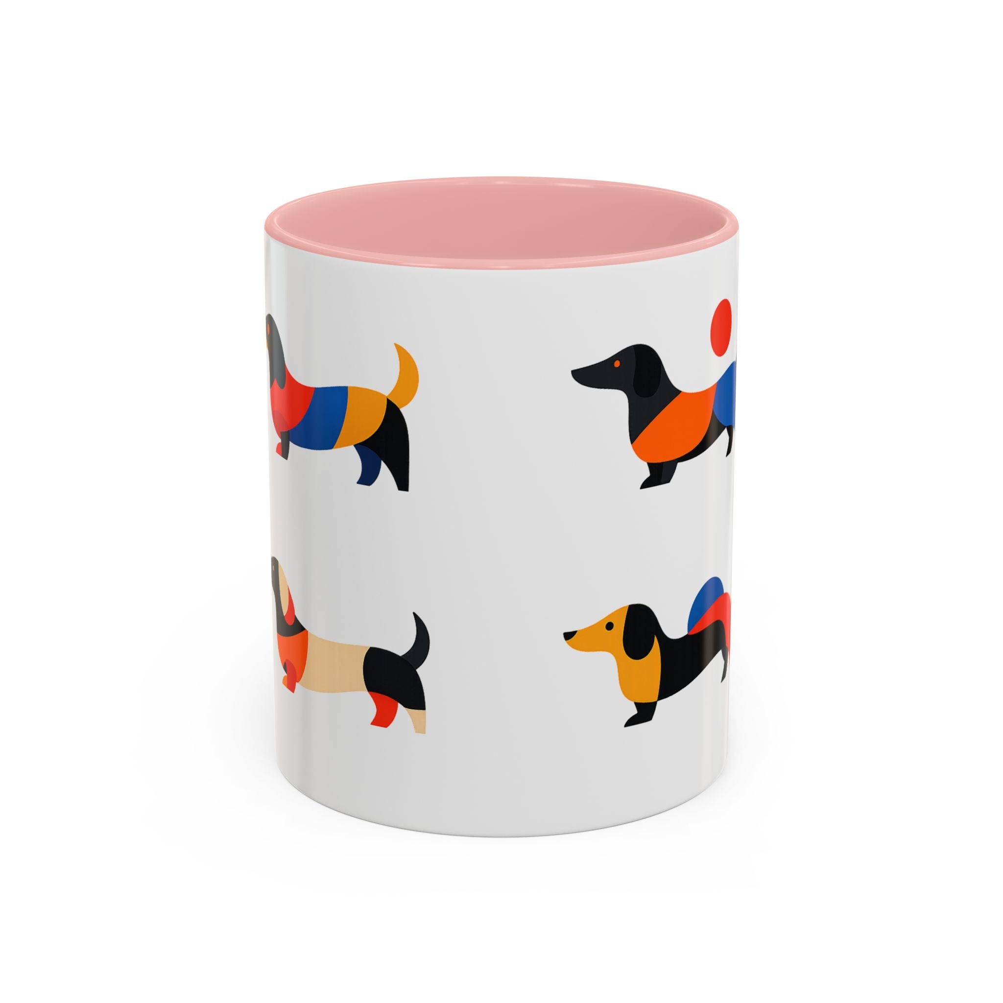 Colorful Dachshund Accent Coffee Mug (11/15oz)