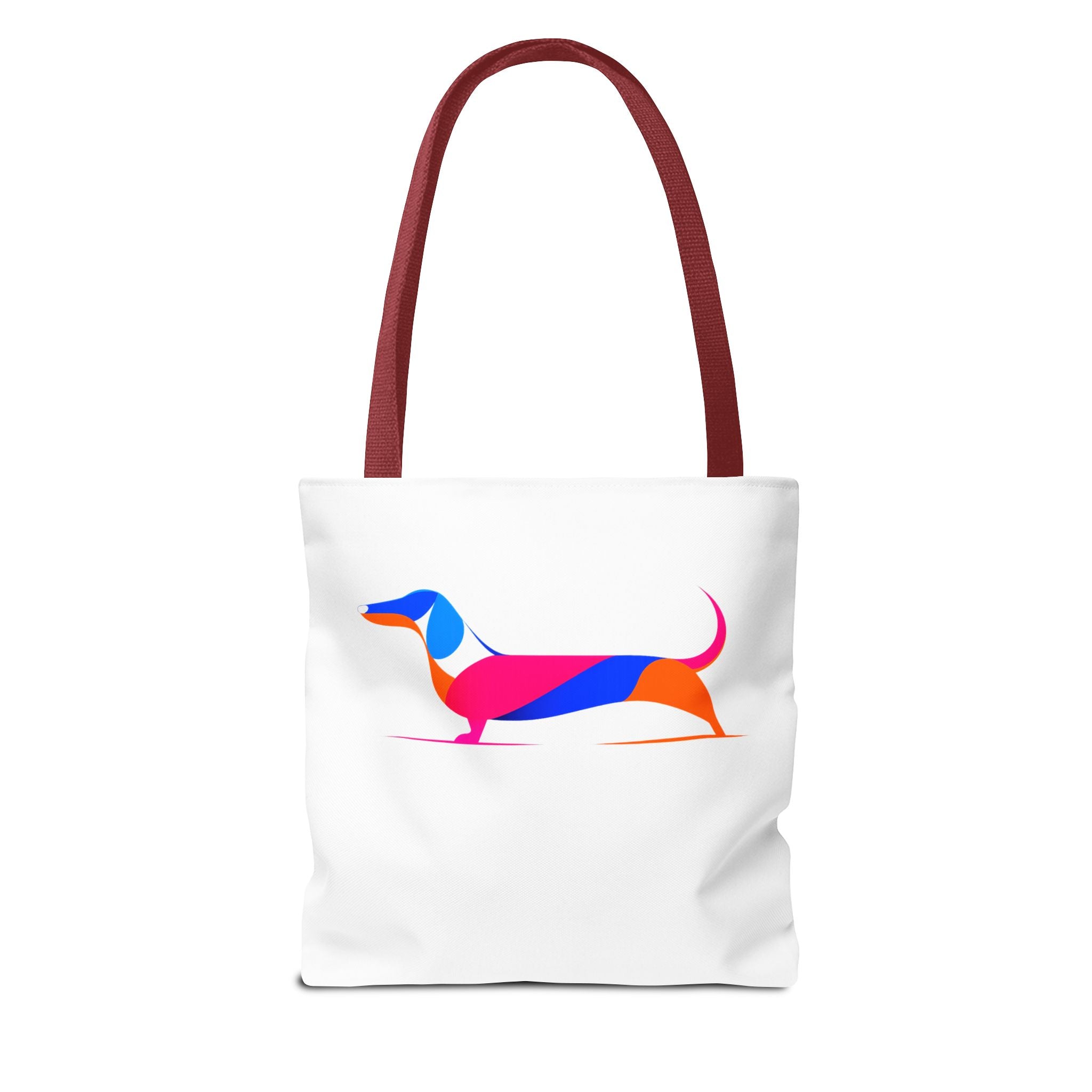Neon Dachshund Tote Bag