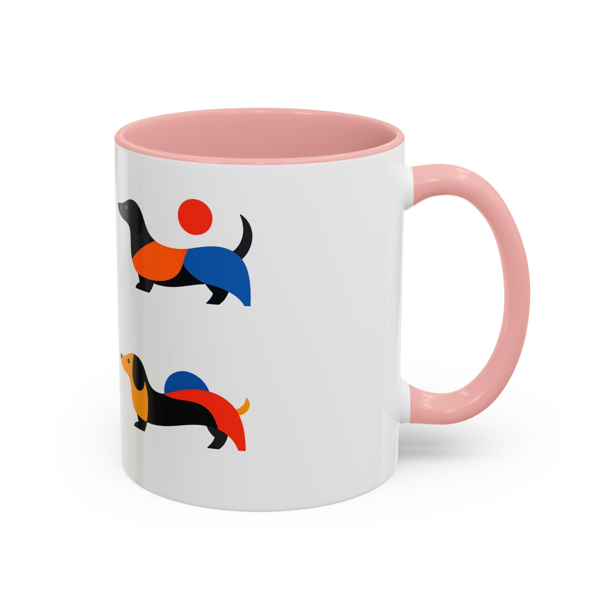 Colorful Dachshund Accent Coffee Mug (11/15oz)