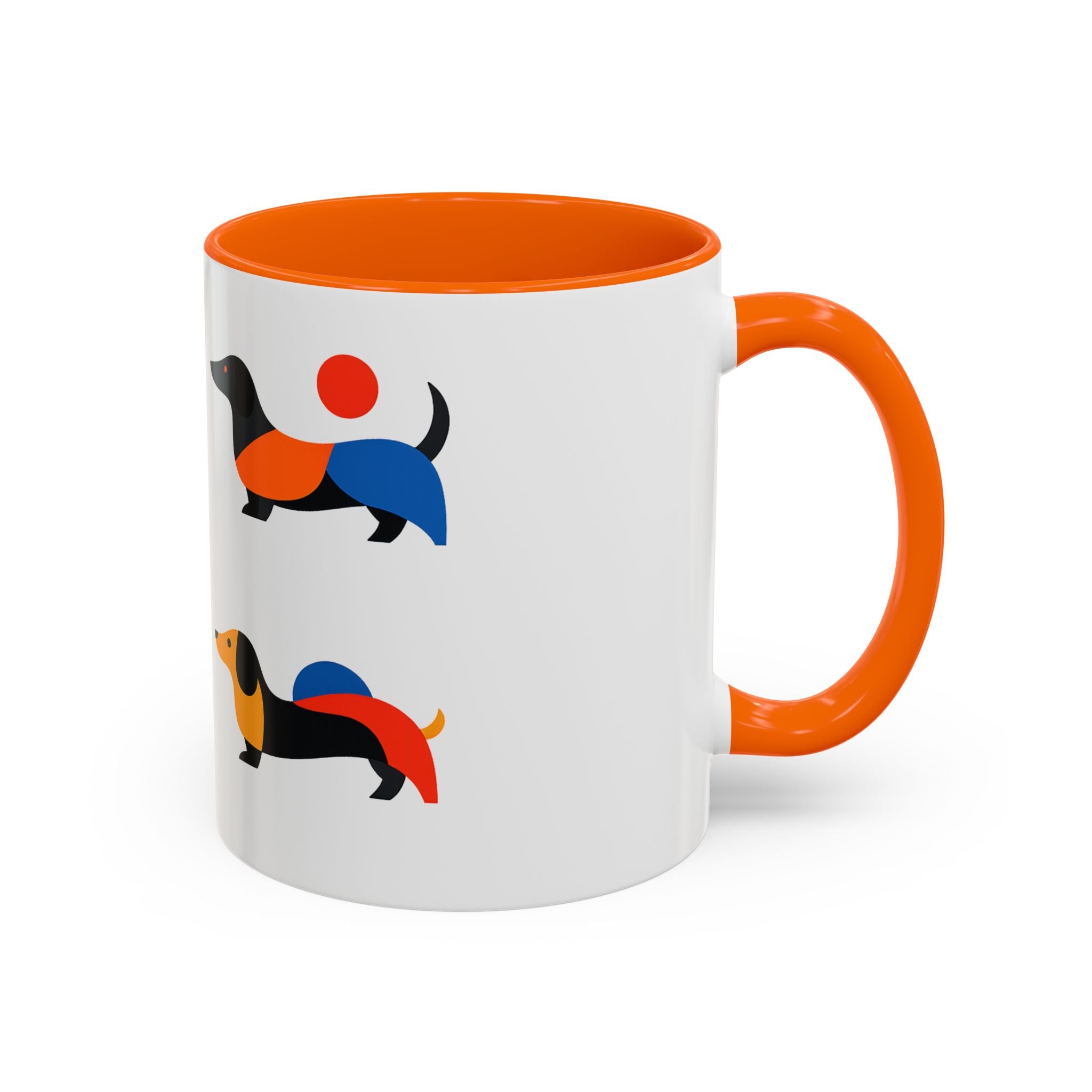 Colorful Dachshund Accent Coffee Mug (11/15oz)