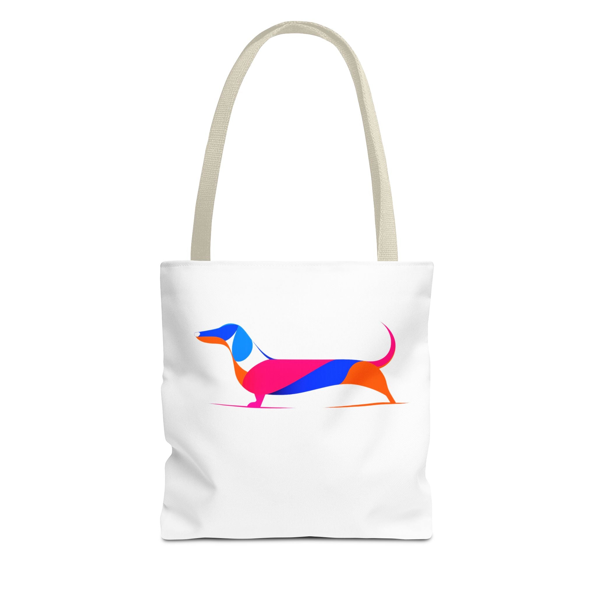 Neon Dachshund Tote Bag