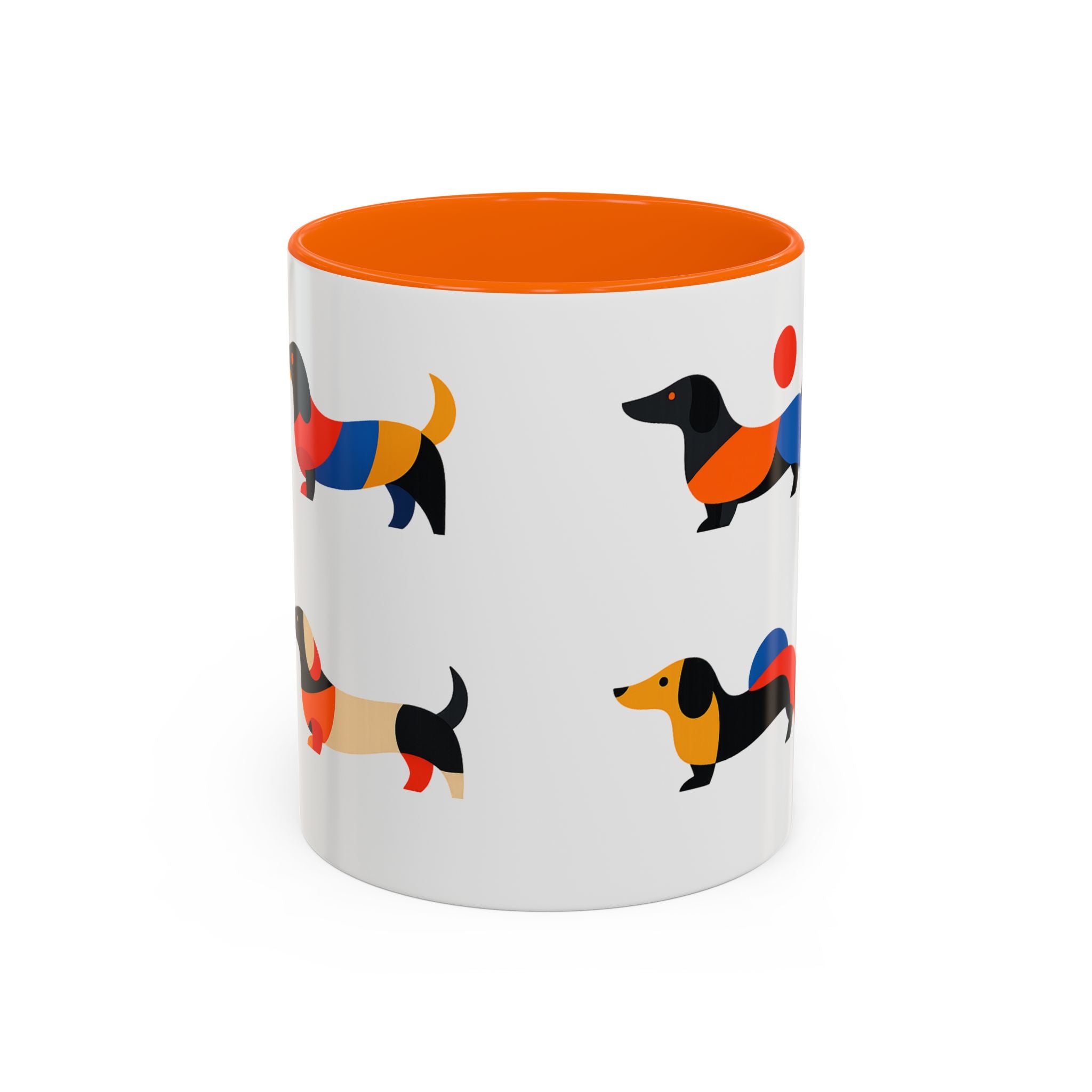 Colorful Dachshund Accent Coffee Mug (11/15oz)