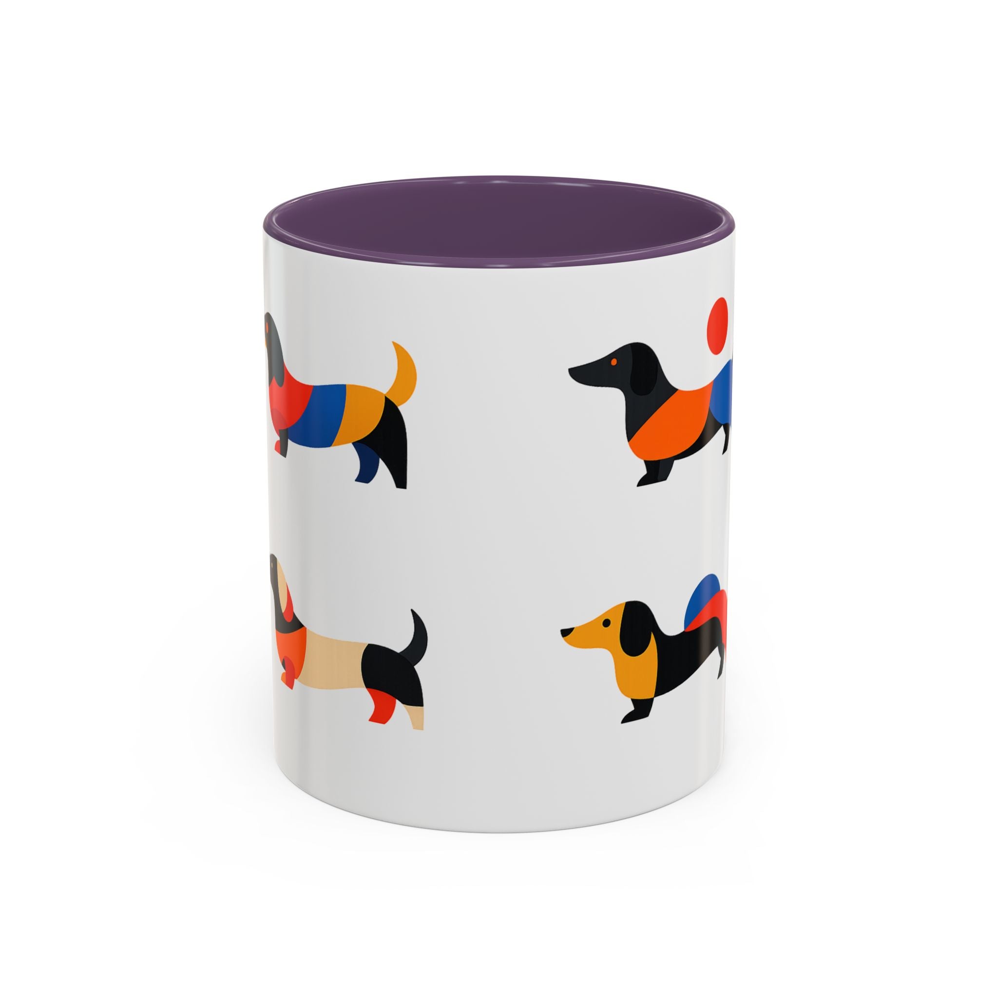 Colorful Dachshund Accent Coffee Mug (11/15oz)