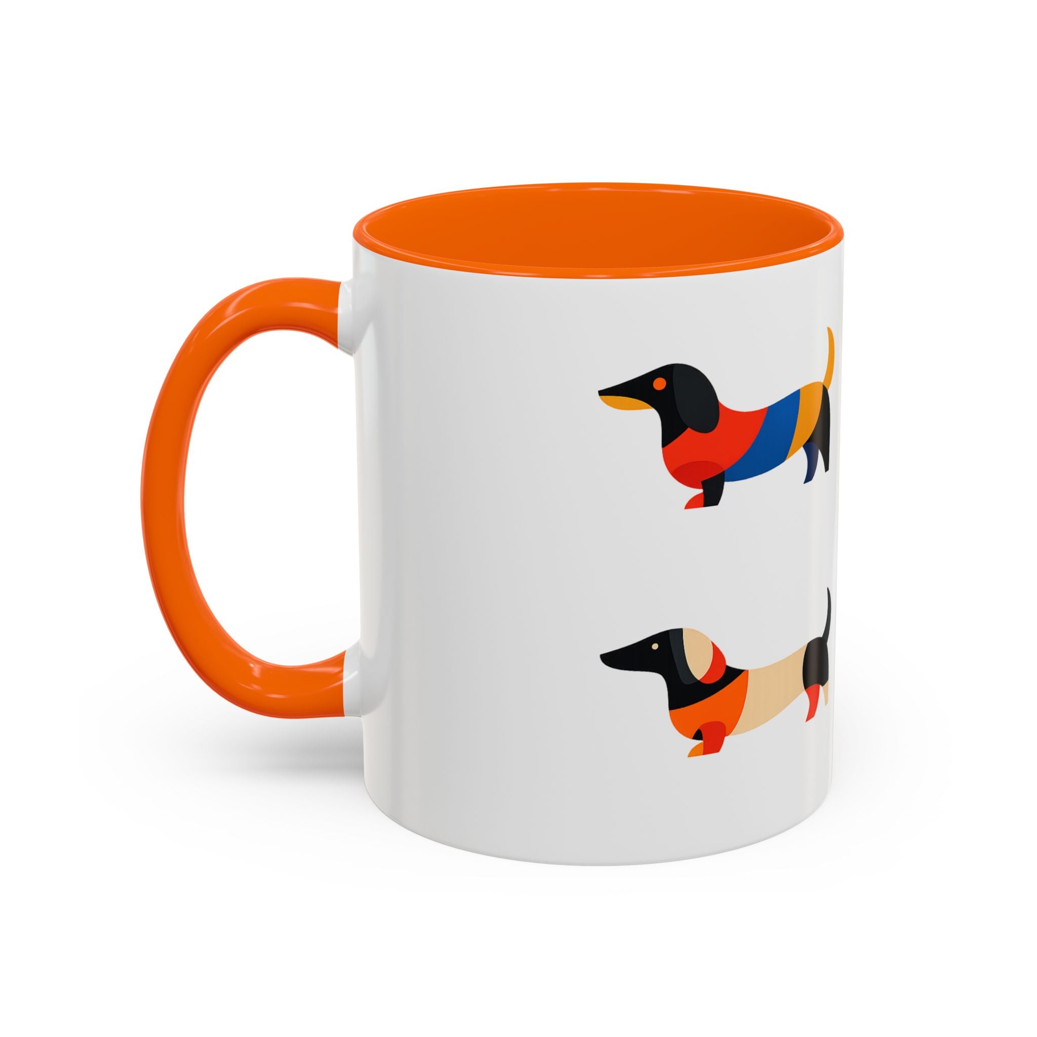 Colorful Dachshund Accent Coffee Mug (11/15oz)