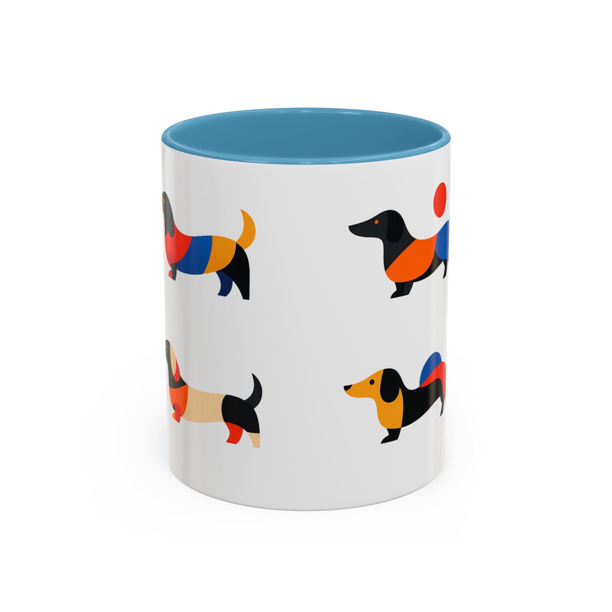 Colorful Dachshund Accent Coffee Mug (11/15oz)